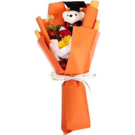 Bouquet de peluches ours en peluche, bouquet d'ours en peluche pour remise de diplômes, cadeau idéal, jolie décoration (1/5)