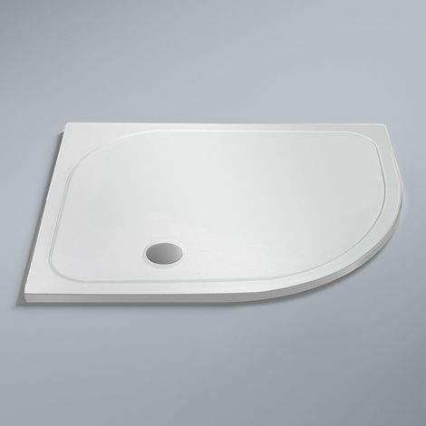 Merlyn Touchstone Slip Resistant Offset Quadrant Shower Tray 1200mm x 800mm Right Handed (1/5)