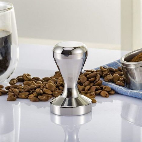 Tamper à café, doseur à expresso en acier inoxydable avec base de 51 mm (1/5)
