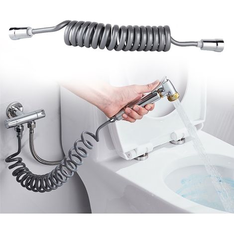 Flexible Douchette WC Bidet avec Raccord G1/2" pour Salle de Bain (1/5)