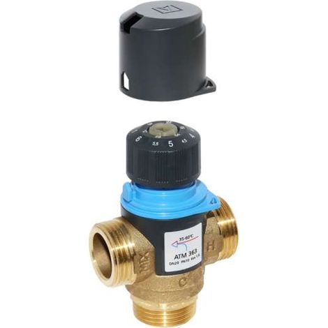 Afriso Brauchwassermischer Thermisches Mischventil ATM 363 DN20 1AG 35 bis 60°C 1,6m³/h 78244 (1/2)