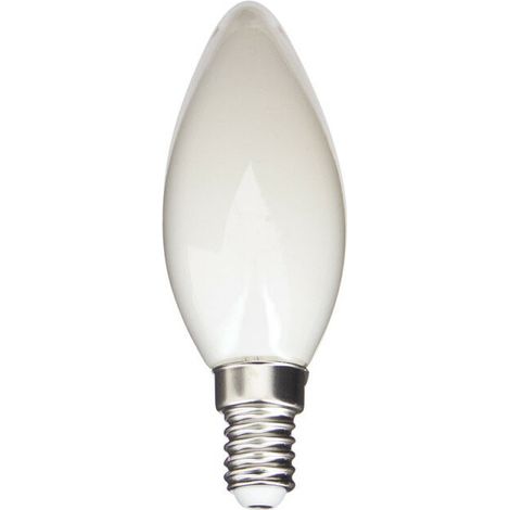 Ampoule à filament LED flamme, culot E14, 4W cons. (40W eq.), lumière blanche neutre (1/5)