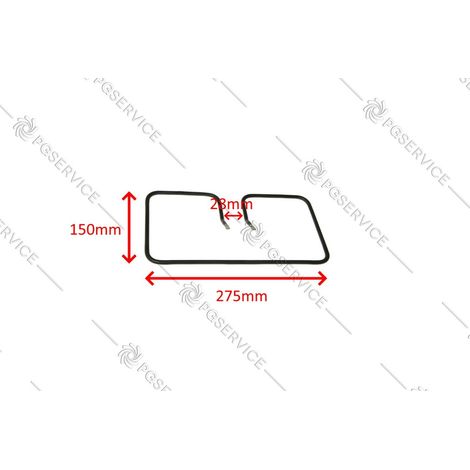 Delonghi resistenza 115V 900W 275mm piastra GrigliaTutto Ciak CG238 CG248 TO250 (1/2)