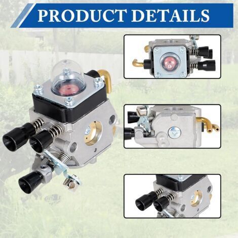 NALOOKAMIC Carburateur Carb pour Le Taille-Haie Hs45 Stihl Fs38 Fc55 Fs310 Zama C1Q-S169B (1/3)