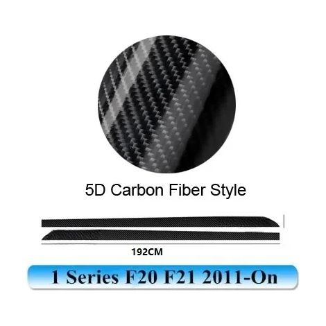 (5D pour 192 cm) 2 autocollants de bas de caisse latéraux pour BMW E90 E92 E93 F20 F21 F30 F31 F32 F33 F34 F15 F10 F01 F11 F02 G30 (1/3)