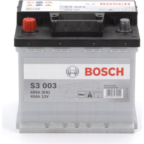 Bosch – Batterie de démarrage 12V 60Ah – Performance fiable pour démarrage rapide – Compatible avec véhicules essence et diesel - S3003 (1/4)