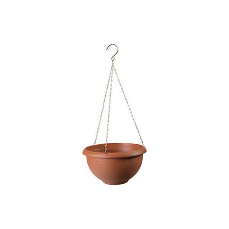 Vaso Sospeso Terrae Basket D35 Terracotta Plastecnic