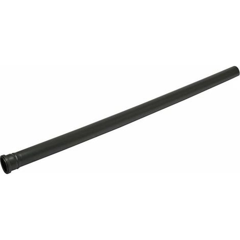 Le Sanitaire – Conduit de fumée 60 mm x 2000 mm – Tuyau d'échappement droit en plastique – Température max. 120 °C – Garantie 6 ans
