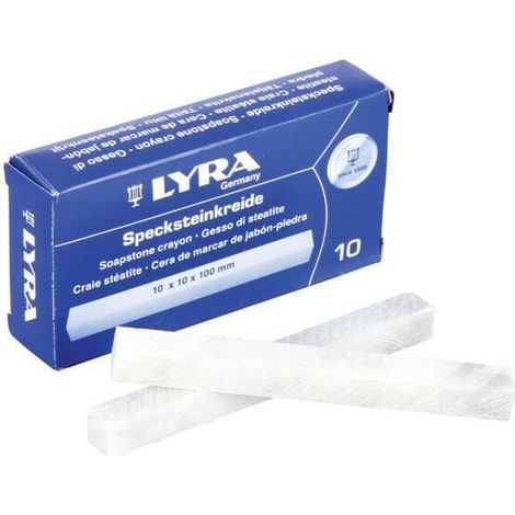 Tiza de esteatita 10 unidades LYRA HG4900010