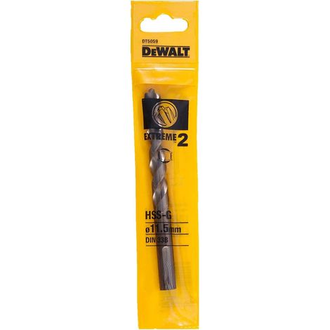 DeWalt, DT5059, QZ, Broca para metal EXTREME 2 (1/4)
