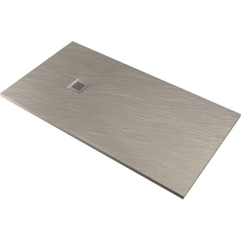 Piatto Doccia in Pietra 100x140 cm Pedrinelli Ardesia Stone Side Cemento (1/5)