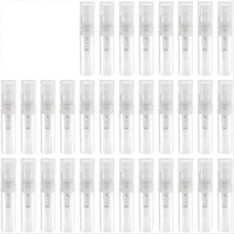 Packung mit 80 durchsichtigen Plastikflaschen à 3 ml (1/5)