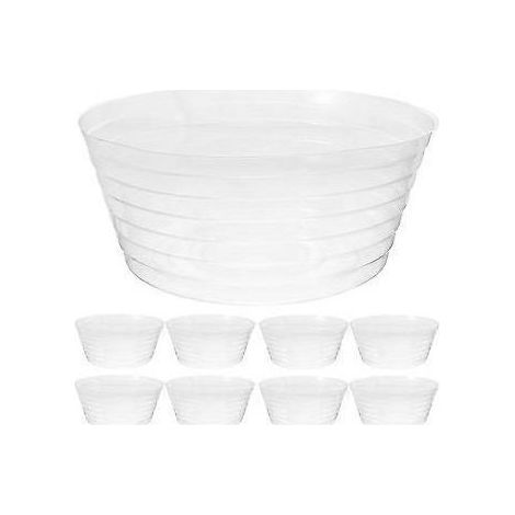Lot de 10 soucoupes épaisses pour paniers à fleurs, doublure pratique pour grands pots de fleurs. (1/4)