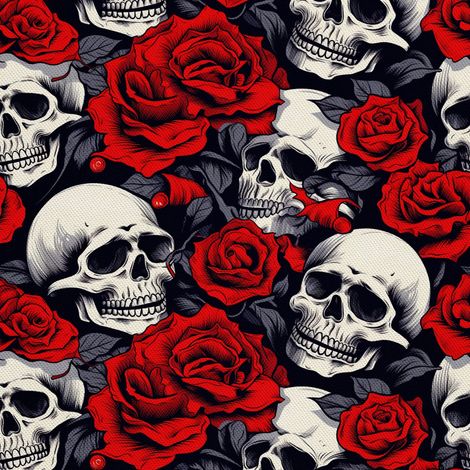 Tela decorativa para exteriores Oxford - Motivo de calavera I DX4920 (1/5)