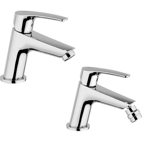 Set miscelatori Lavabo e bidet Lucente di Jacuzzi Rubinetteria per piletta click clack (1/5)