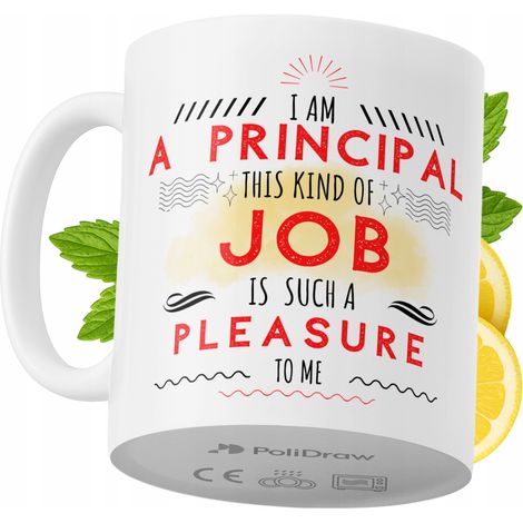 Lustige Tasse für Schulleiter – Kaffee- oder Teetasse mit witzigem Textdesign – ideal für Geburtstage, Namenstage, Feiertage und besondere Anlässe. Hochwertige Tasse für Zuhause, Büro und Arbeit. Farb