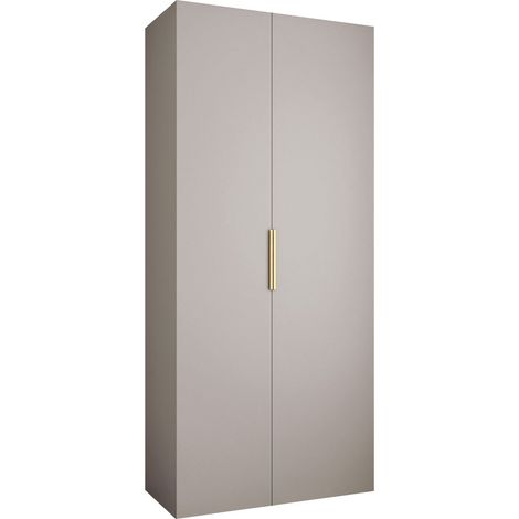 Armario Hartford 572, Cachemira, 246x110x42cm, Puertas de armario: Con bisagras, Número de estantes: 8