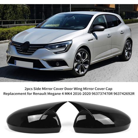 Jeffergarden Lot de 2 coques de rétroviseur pour Renault Megane 4 MK4 2016-2020 963737470R 963742692R (1/5)