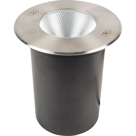 Encastré de sol extérieur COLOSS 4 SWITCH rond inox 2400K-4000K 20W - EUROPOLE - 54246