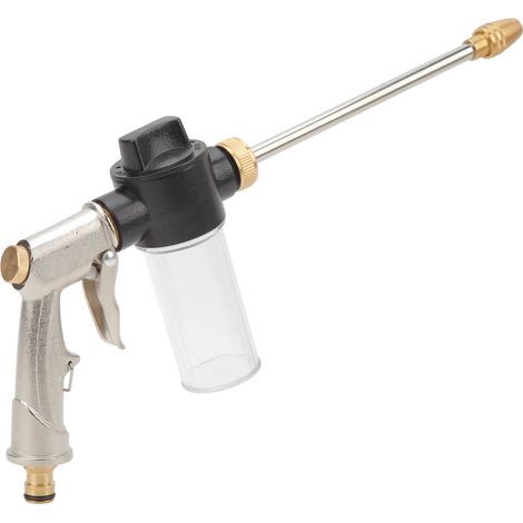 Pulvérisateur d'eau pour lavage de voiture à longue tige, pulvérisateur de mousse pour le nettoyage de voiture à usage domestique (1/5)