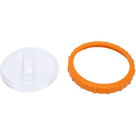 P07018 Orange Mutter mit transparenter Abdeckung P07019 Ersatzteil für Kunststoff-Poolsandfilterpumpe (1/5)