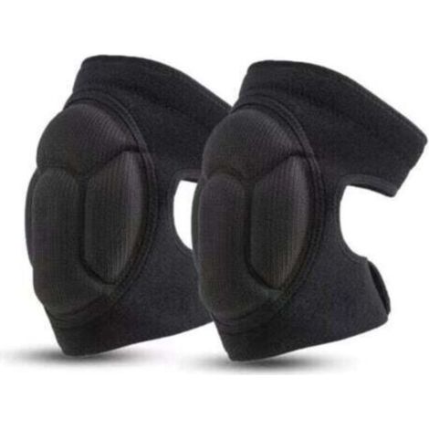 1 Paire de Genouillères de Travail, Genouillères de Jardin de Protection Noires Genouillères Antidérapantes, Anti-Collision, Genouillères de Jardin Multifonctionnelles - Noir L (1/4)
