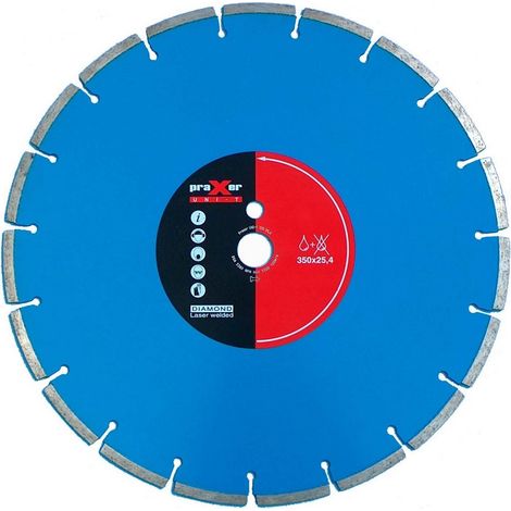 Disco diamantato UNI-T PRAXER da 400 mm per calcestruzzo