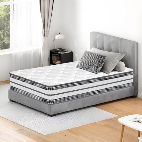 Yidatong – Matelas hybride 90x200 cm – Épaisseur 25 cm – 7 zones de confort – Mousse à mémoire de forme et ressorts ensachés – Hypoallergénique (1/5)