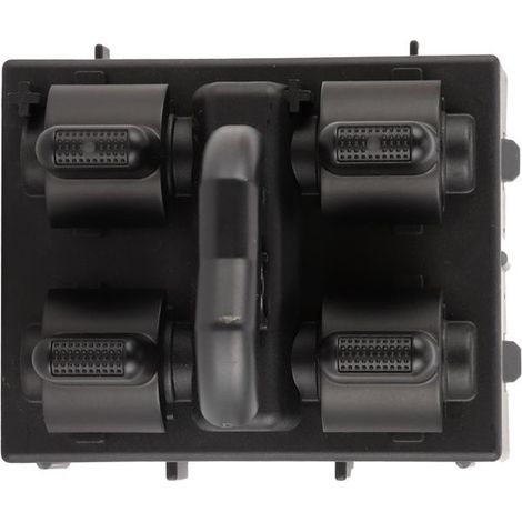 Interruttore principale alzacristalli elettrici 4602756AA per modelli Jeep Wrangler dal 2007 al 2010. (1/4)