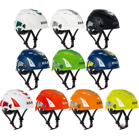 Casco da lavoro Kask Superplasma AQ HI VIZ – EN 397 - 105 cm - Bianco/Rosso