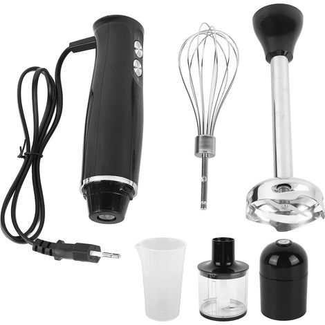 Mixeur Plongeant 4 en 1 pour Purées, Soupes et Smoothies - Blender Portable avec Accessoires - Compatible Prises UE 220V-240V (1/5)