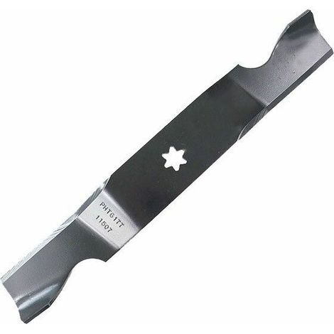 Lame de tondeuse 45 cm – Compatible Cub Cadet – Lame mixte pour mulching et ramassage – Ventilation améliorée pour coupe efficace (1/3)