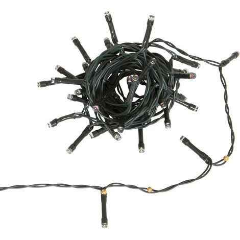 Stringa solare da esterno 50 led multicolore l.5 m - Feeric lights & christmas