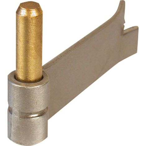 Afbat – Gond de fixation à sceller inox 316L – Simple lame 35x4mm – Longueur 135mm – Axe diamètre 14mm pour volets en bois