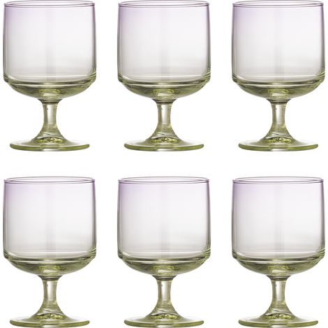 Bloomingville - Luciana Drinking Glass - Purple
