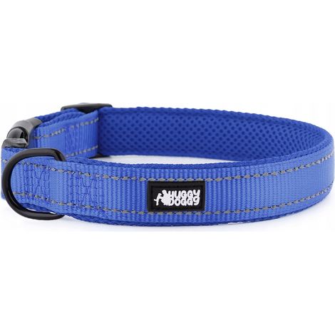 Collar para perro HUGGY DOGGY bulldog francés reflectante con ajuste FUERTE M (1/5)