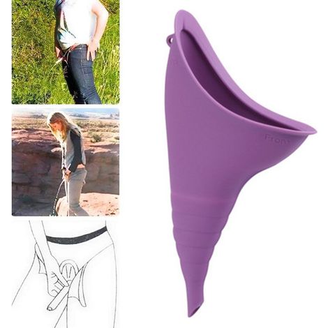 Urinal für Frauen – Wiederverwendbarer Silikon-Urintrichter – Für Outdoor-Aktivitäten wie Camping, Wandern und Reisen – 1 Stück (1/5)