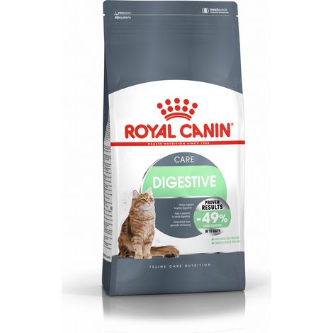 Croquettes Royal Canin Digestive Care pour chat, saveur Poisson, Volaille, Riz, Légumes, 4 kg