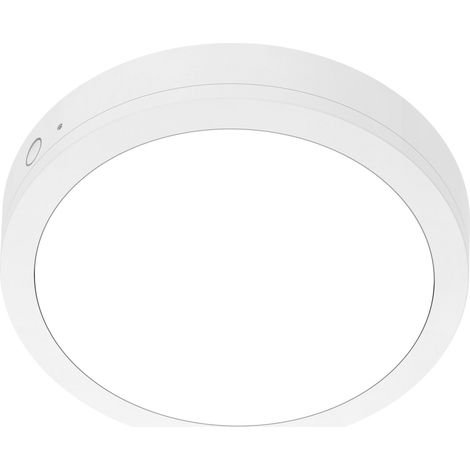 plafonnier ou applique - aric luni - cct - 3/4/5700k - ip65 - blanc - aric 51526 (1/2)