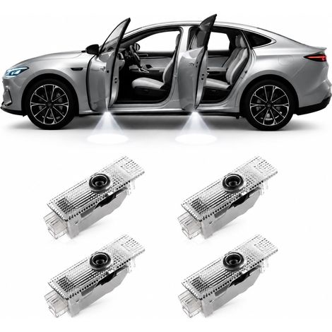 Lumière Porte Voiture Projecteur D'Éclairage Porte, 4 Pcs BMW Lumière De Bienvenue Sur La Porte, Pour 1 2 3 4 5 6 7 X1 X2 Série (1/5)