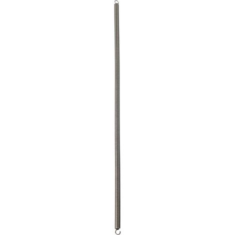Ressort de Traction Ressort de Tension Fil Diamètre 0,04" Ressorts d'Extension, Ressort Acier Petit Double Crochet, OD 0,24", Libre Longueur 11.81" (1/3)