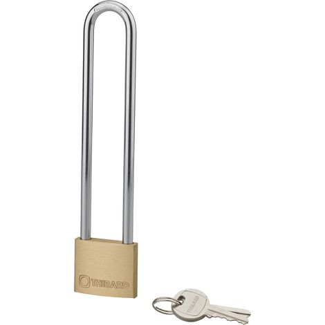 THIRARD - Cadenas à clé Type 1+ UNIKEY (achetez-en plusieurs, ouvrez avec la même clé), 40mm, 2 clés - THIRARD