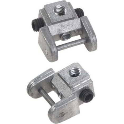 2 Pièces Supports de Lames Scie à Chantourner Adaptateur Conversion Sans Broche Métal