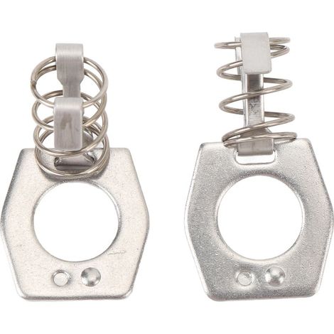 Serrure à came pour chauffe-eau RV, 2 pièces, attaches de porte en métal pour réparation. (1/4)