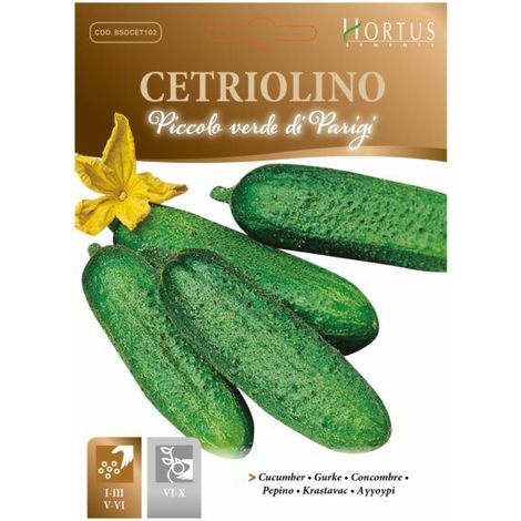 CETRIOLINO PICCOLO VERDE DI PARIGI SET 5 PEZZI - MAGNANI SEMENTI