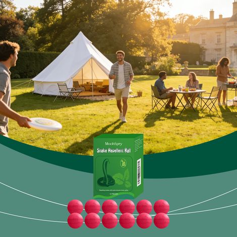 Schlangenabwehrtabletten fürs tägliche Camping: Schützen Sie sich vor Schlangen – milder Duft, wissenschaftlich entwickeltes Schlangenabwehrmittel – 12 Tabletten + 1 Netzbeutel -- BIEMMEDUE (1/5)