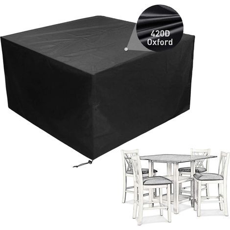 Patio Furniture Cover Waterproof Outdoor Sectional Sofa Set Covers, Outdoor Rectangle Table and Chair Set Covers, Dust Proof Furniture Protective Cover carré 13513574cm (1/5)