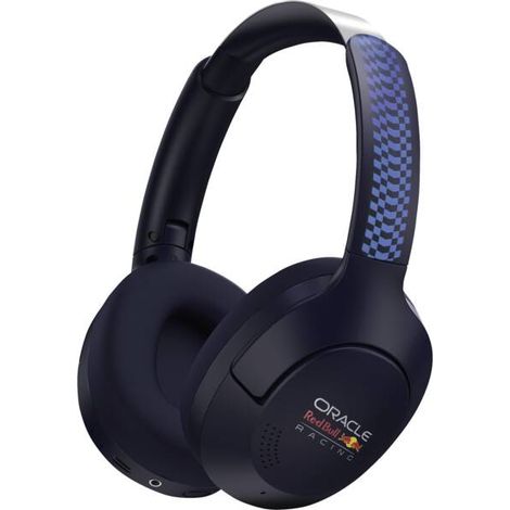 Red Bull Racing RDBHDPANC auricular y casco Auriculares Inalámbrico Diadema Música USB Tipo C Bluetooth Negro, Azul (1/3)
