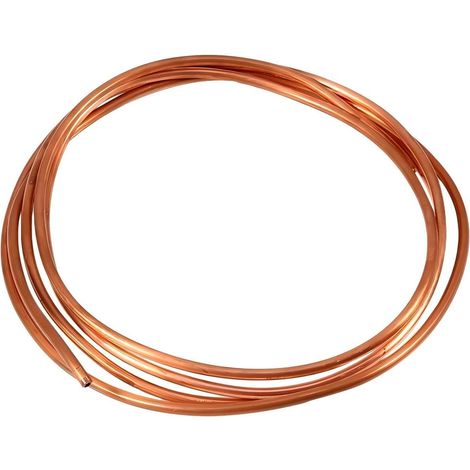 2M Tube de Cuivre, Tuyau de Tube de Cuivre Souple OD 4mm x ID 3mm pour la Plomberie de Réfrigération les Générateurs