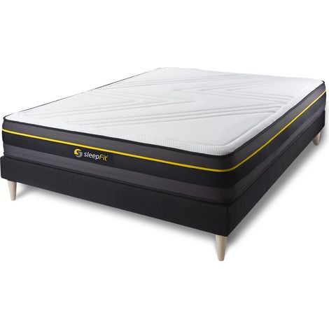 Matratze ACTIVE 160x200cm + Bettgestell mit lattenrost , Härtegrad 4 , Memory-Schaum , Höhe : 24 cm (1/5)